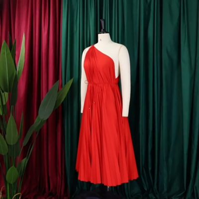 what is empire waist style in dresses Tea-Length Wedding Guest Dress with A-Line Skirt– PromGirl