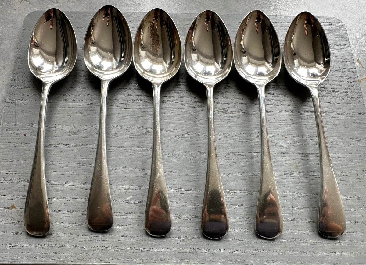 Silver plated shop spoons value