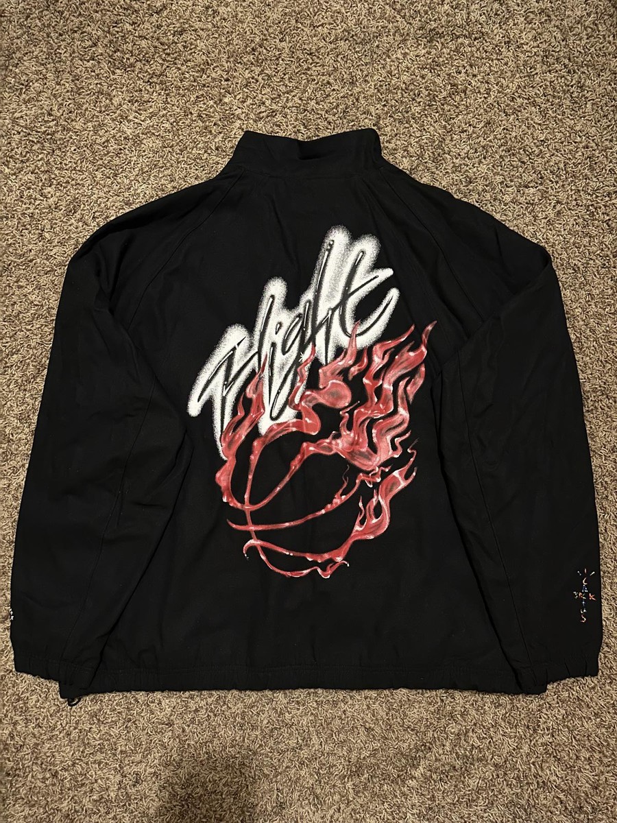 Jordan Woven Travis Scott Black Jacket | eBay