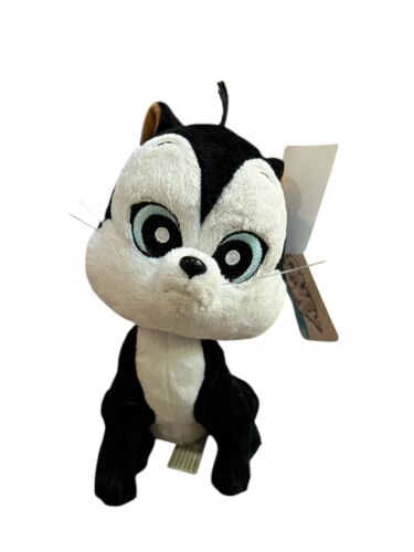 Six Flags Looney Tunes Pussyfoot 8" Black & White Cat Beanbag Plush NWT