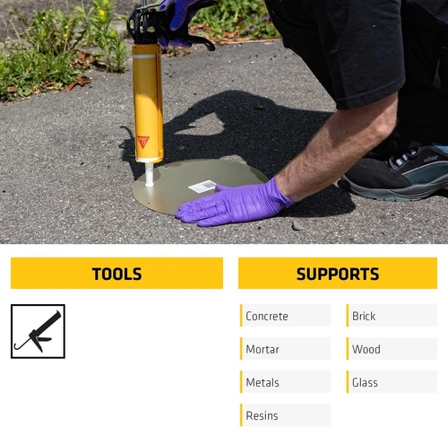 Sika Sikaflex EBT+ Polyurethane Adhesive Sealant & Filler Elastic Flexible 300ml - Picture 7 of 8