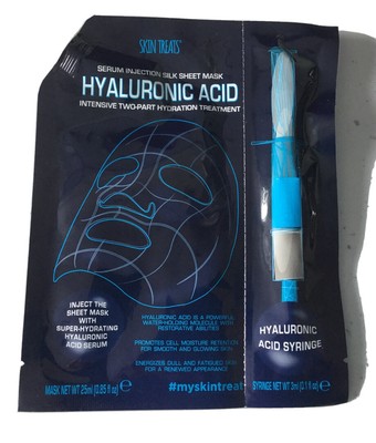 Skin Treats Serum Injection Silk Sheet Mask Hyaluronic Acid Treatment Intensive Ebay