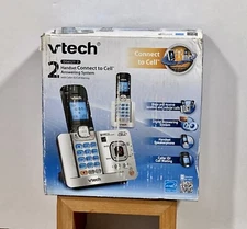 VTech 2 Handset Connect to Cell Digital Answering System DS6521-2 New in Box