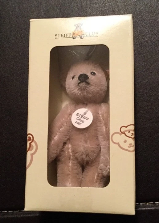 Steiff Club Geschenk 2005 Teddybär silber-grau, 7 cm - Bild 1 von 4
