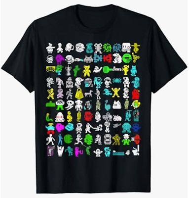 ZX Sinclair Spectrum T-shirt 100 Speccy Chums Fully Customisable!