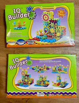 IQ Builder, Stem Learning Toys, Constructive Engineering, Educational, 2 Boxes
