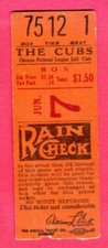 NICE! SUPER VINTAGE 1919-1929 CUBS TICKET STUB-BILL VEECK-WRIGLEY FIELD
