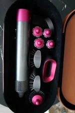 Dyson Airwrap Complete Curling Iron 6 Accessories Set - Pink