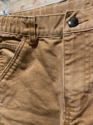 Carhartt Unisex Pants Canvas Cargo Carpenter Utility Cotton Size 10 Kids 24” W - Picture 5 of 8
