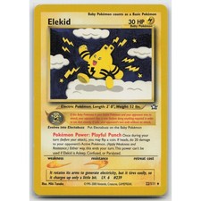 Elekid Unlimited Neo Genesis 22/111 Rare MP Pokemon