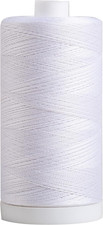 White 100 Cotton Thread for Sewing, Quilting, and Crafting - 50-Weight - 120...