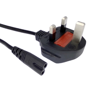 PS4 PS5 PS3 Stromkabel 8er Figur C7 Netzkabel 1,5m Meter Kaltgerätekabel 5 AMP
