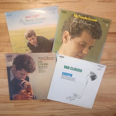 Van Cliburn - 4 LP Lot - Sealed! Brahm Chopin Concertos Encores RCA New Records