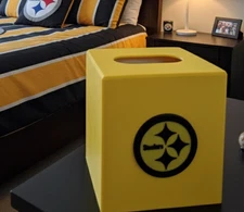 Steelers Tissue Box Cover