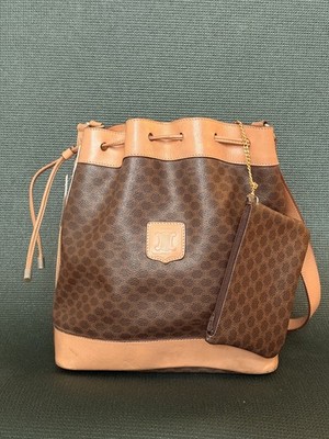 Sac Céline Seau Macadam - Schultertasche mit Kordelzug
