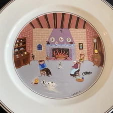 Villeroy & Boch Design Naif “By the Fireside” 8.25" Salad Dessert Plate