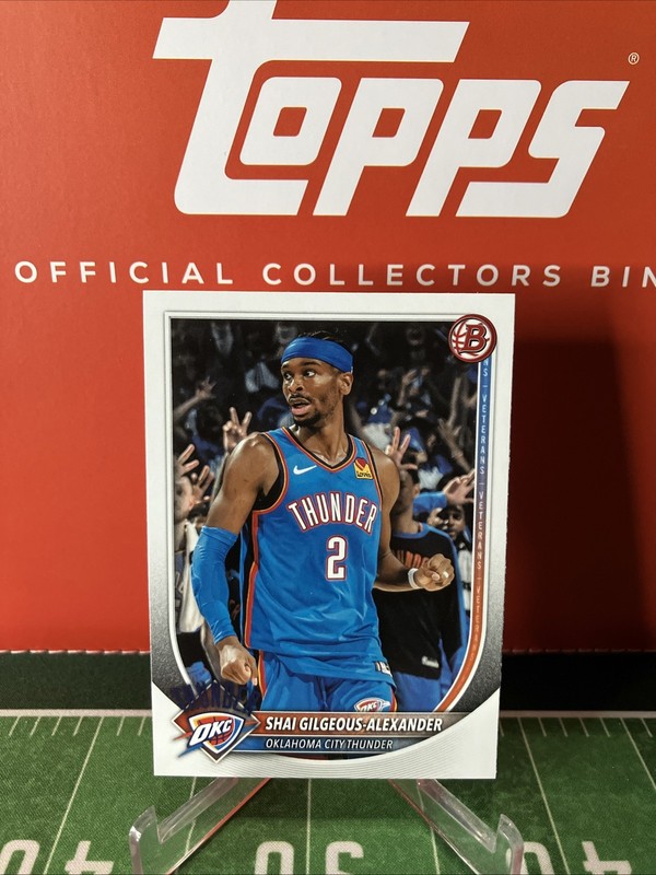 Bowman Basketball 2026 Shai Gilgeous-Alexander Base MVP Year
