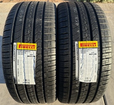 TWO BRAND NEW 265/35R22 Pirelli Scorpion Zero A/S All Season PNCS