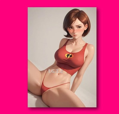 Kühlschrankmagnet Helen Parr Elastigirl Die Unglaublichen Sexy Anime Art 5033 a