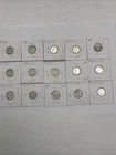 Lot of 15 Roosevelt Dimes 90% Silver 1946-1964