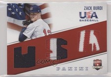 2015 Panini USA Baseball Jerseys Prime 6/35 Zack Burdi #3 1c9