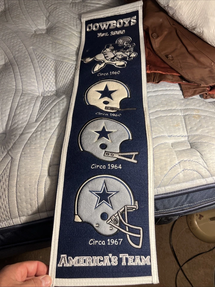 DALLAS COWBOYS NUEVO Banner Lana 8x32 Heritage Evolution Design NFL FOOTBALL Foto 2 de 2