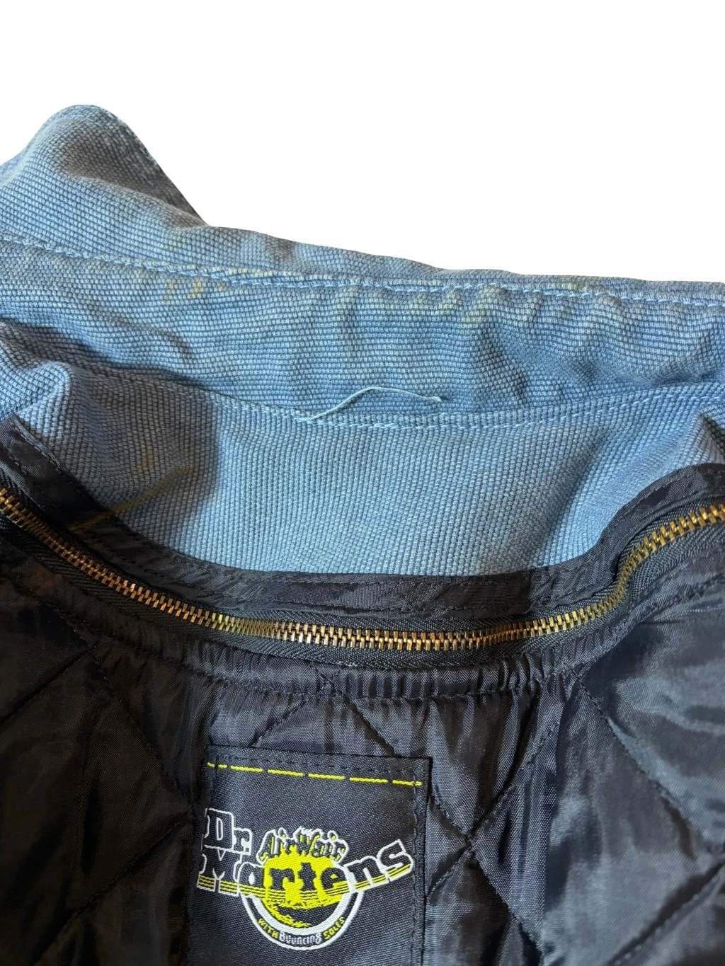 Vintage Dr. Martens British by Design Blue Quilted Work Jacket Men’s M - product detail image 4