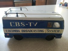 Very RARE COLUMBIA BROADCASTING SYSTEM BUS. Made In JAPAN Very Good Condition