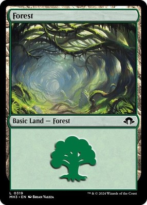 Forest (0319) 319 Land Modern Horizons 3 Magic: The Gathering Foil Near Mint
