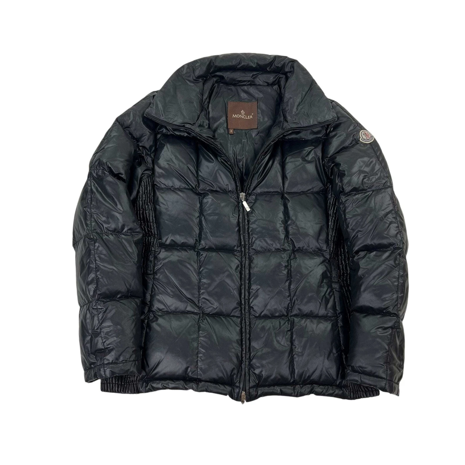 Moncler — Vintage Moncler "brown label" Puffer Jacket Women M/L Padded Down Outdoor Winter