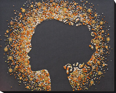 Bead Embroidery Kit ''Sparkle'' Stitching Handmade Beadwork