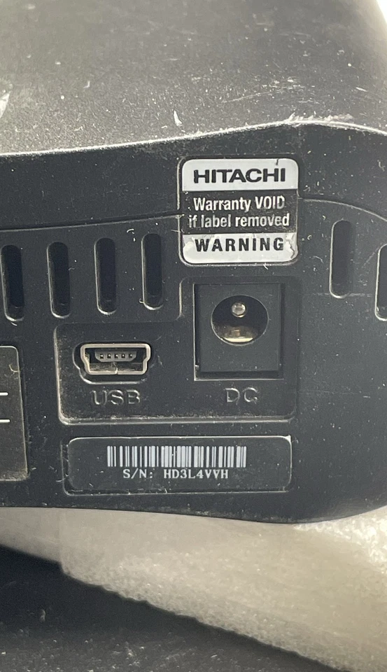 Disco duro externo Hitachi XL2000 USB almacenamiento de escritorio disco duro respaldo portátil Foto 4 de 4