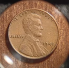 1941 double die lincoln cent FS-101 fine grade