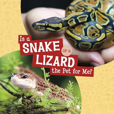 Is a Snake or a Lizard the Pet for Me? by Cara Krenn 9781398257993 NEW