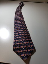 Spirit Of Freedom Men's Silk Tie Necktie US Flags Blue Red White Made In USA