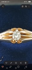 Beautiful ,sparkling, 1/3 carat 18carat gold old cut diamond ring