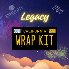 Legacy California Plate Wrap Diy Kit