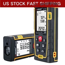 Laser Distance Meter 50m 165ft Digital Angle Laser Tape Measure Rangefinder Tool