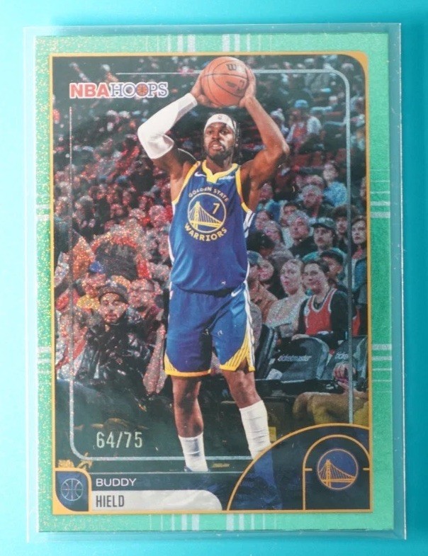 2025-26 Topps NBA Hoops - #239 Buddy Hield Green Hoops Light Burst /75