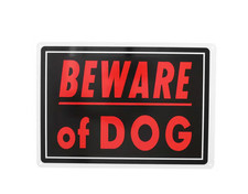 10 In. X 14 In. Aluminum Beware of Dog Sign