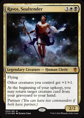 Ravos, Soultender -Foil Light Play MTG Commander 2016 Edition