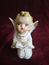 Vintage Lefton Napco Fine A Quality Japan Angel Face Boy Girl Figurine Kitsch