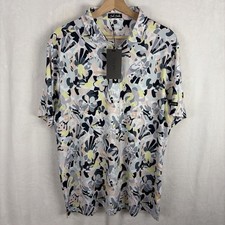 Bad Birdie Core Polo Savannah Swing Golf Shirt Men's Size Large Patterned NWT