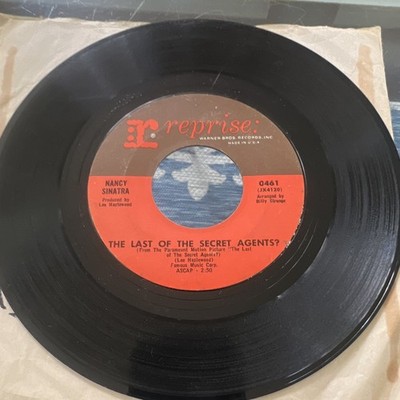 Nancy Sinatra Reprise 0461 7'' Black Vinyl 45 RPM Single Secret Agents?/Darlin'