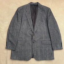 Vintage Brooks Brothers Camel Hair Houndstooth 2 Button Blazer Jacket 44