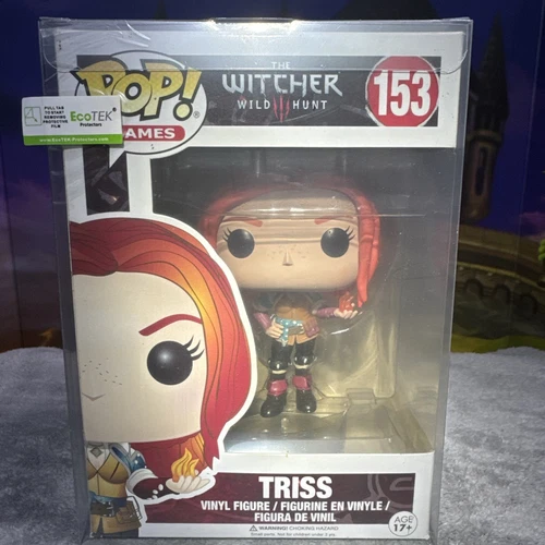 RARE Funko POP! Games Triss #153 Witcher 3 Wild Hunt Vaulted NIB w/ Case