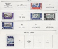 6 Cape Juby Stamps w/Air Post from Quality Old Antique Album 1942-1948