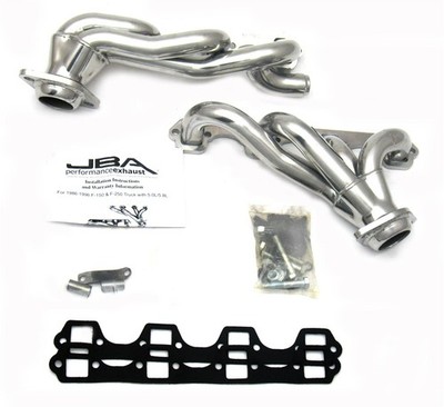 JBA Cat4ward Headers Shorty Silver Ceramic 1 1/2 Primaries 1628SJS
