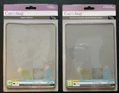 NOS Cuttlebug Replacement Cutting Pad B 2-Pack & Adapter C 1-Pack - Image 1 of 4