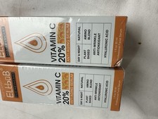2 Vitamin C Facial Serum Brightening Anti Aging Hyaluronic Acid 1 Oz Ea 8/26